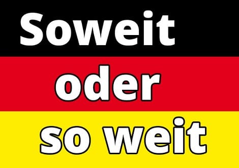 soweit oder so weit-schreibweise