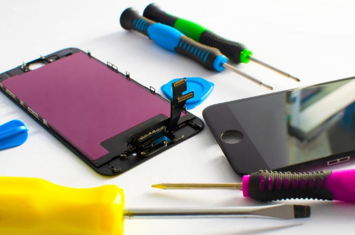Smartphone-Reparatur Werkzeuge