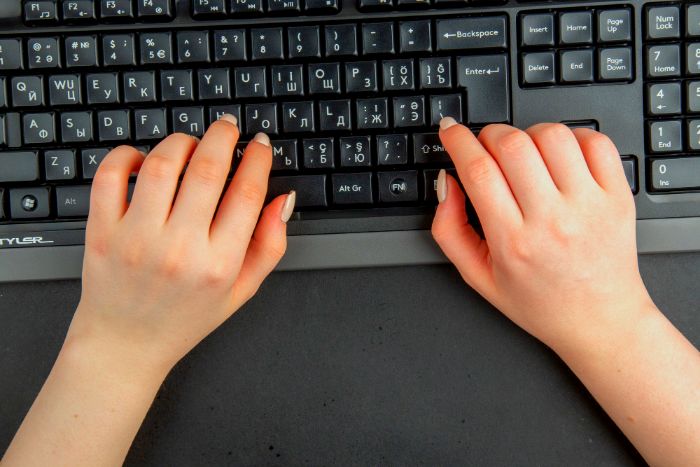 Tastatur auf russisch Online Tool