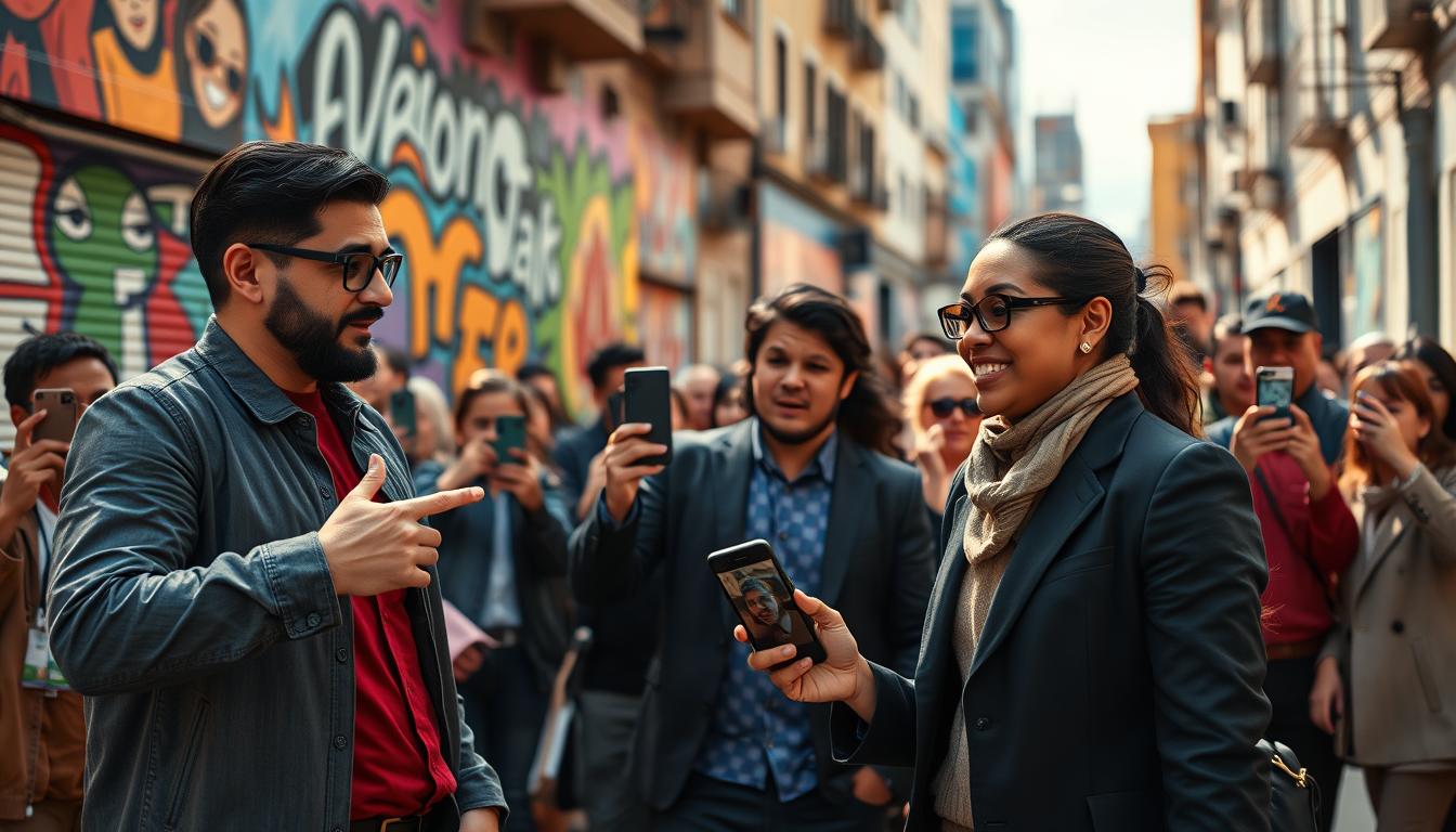Menschen, die durch das Internet bekannt wurden