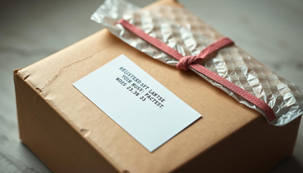 Verpackungsrichtlinien für Einschreiben