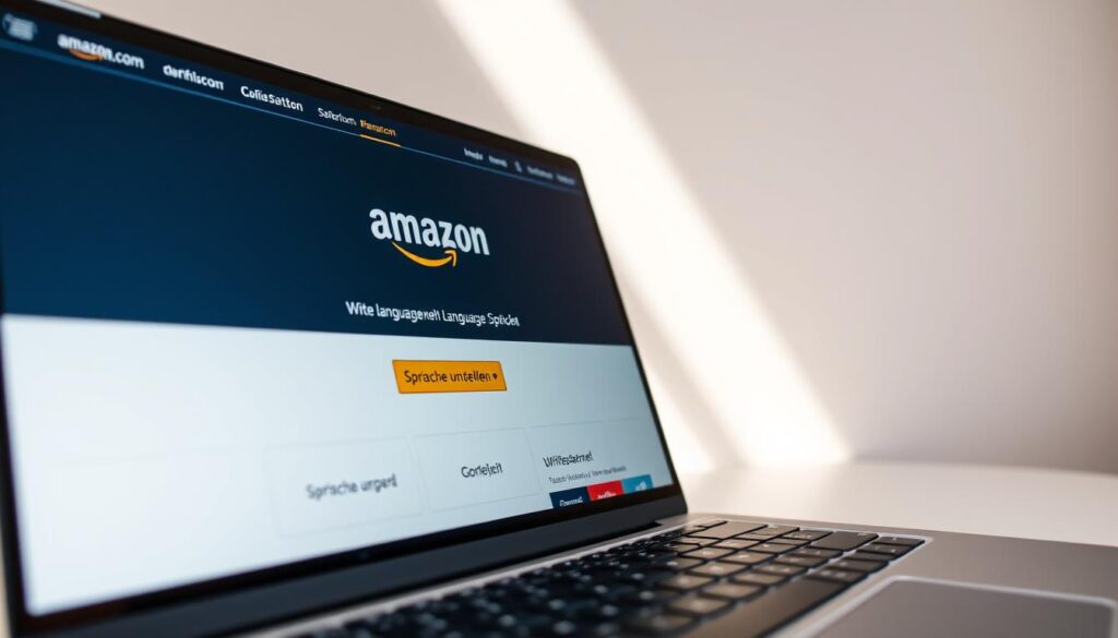 Amazon auf Deutsch umstellen