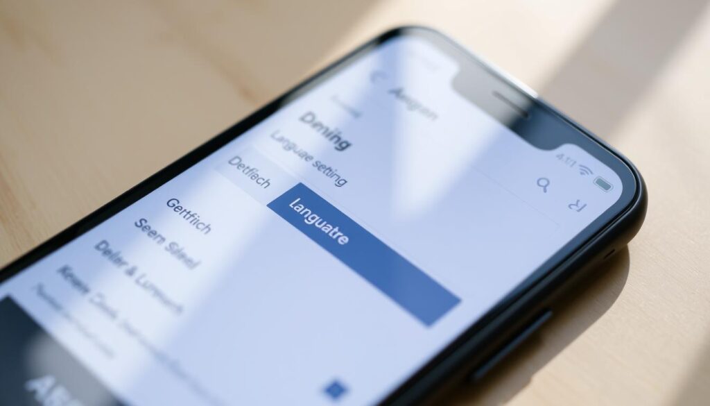 Spracheinstellungen in der Amazon App