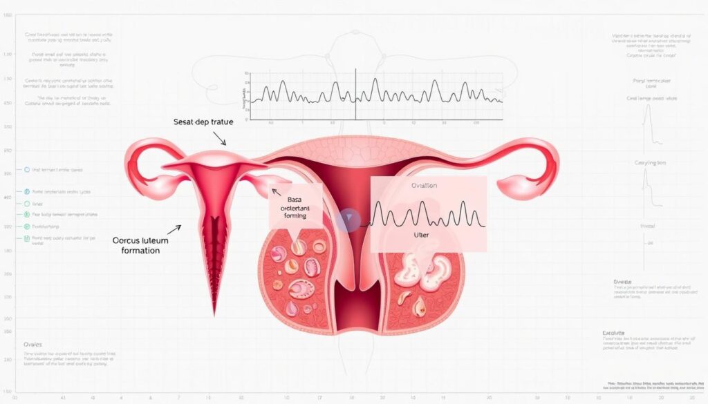 Menstruationszyklus und Basaltemperatur