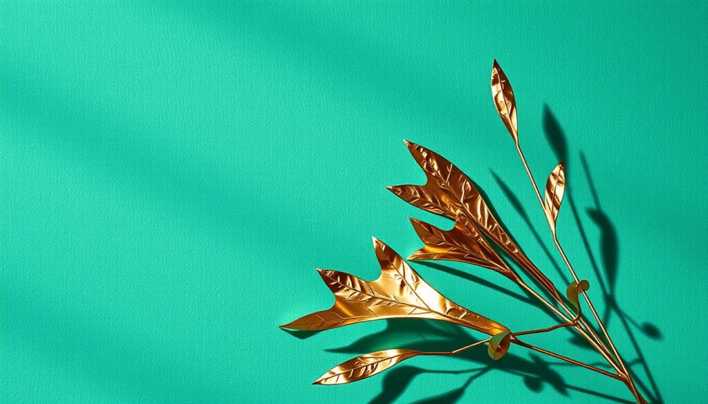 Mintgrün mit Gold