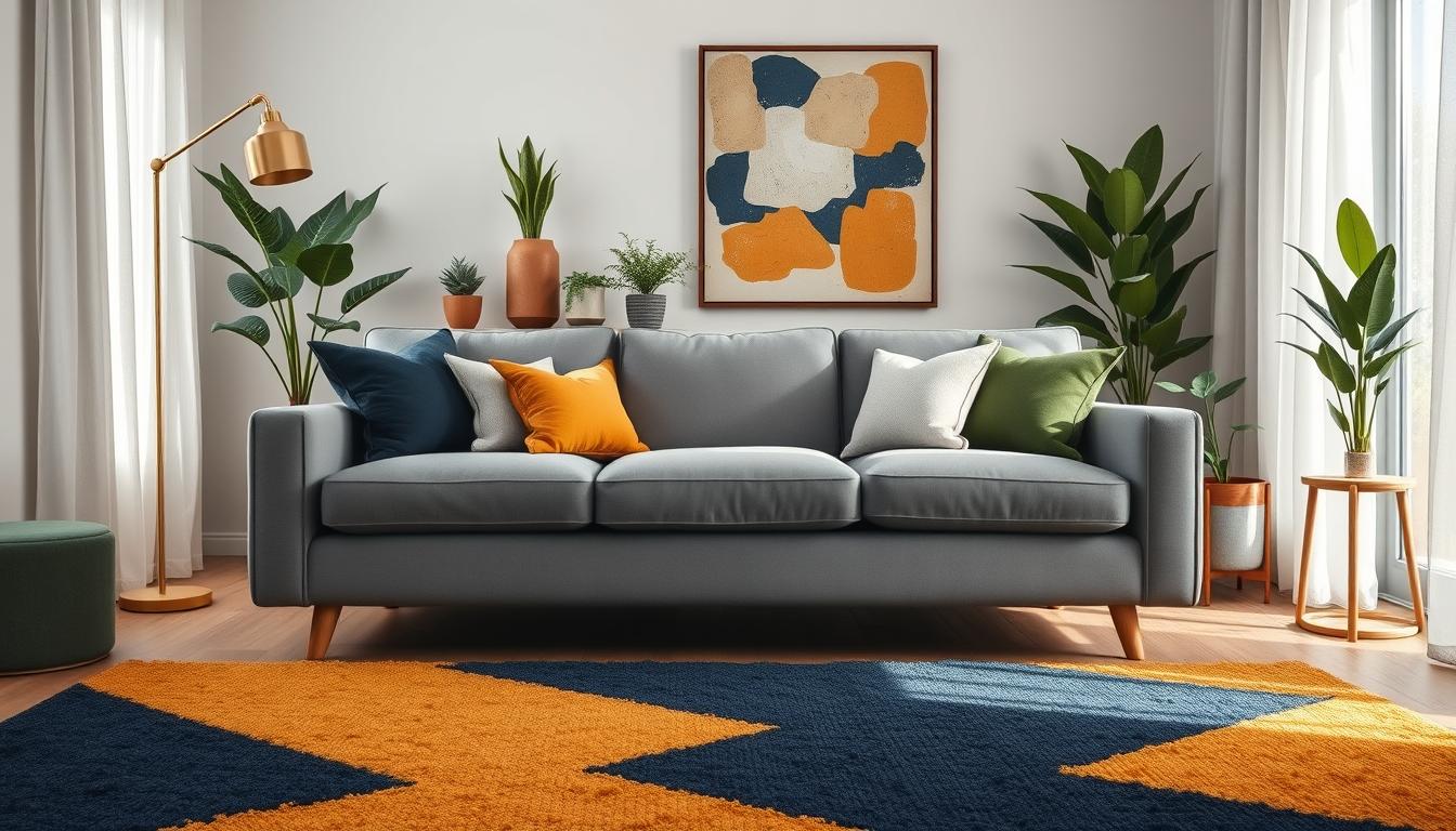 Welche Farbe passt zu einem grauen Sofa?