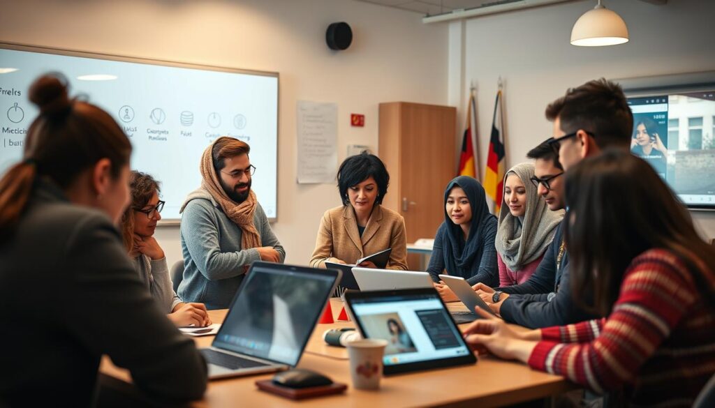 E-Learning im Deutschunterricht für Flüchtlinge