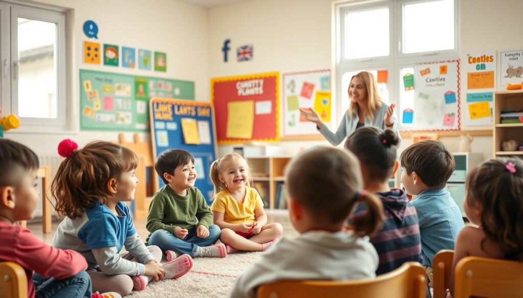 Sprachentwicklung im Kindergarten