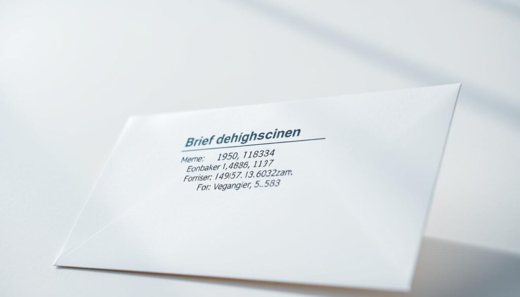 Brief richtig beschriften