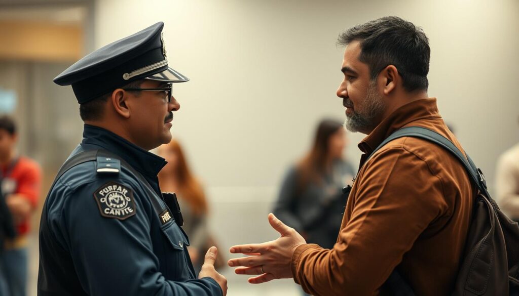 Deeskalation Polizeikontakt