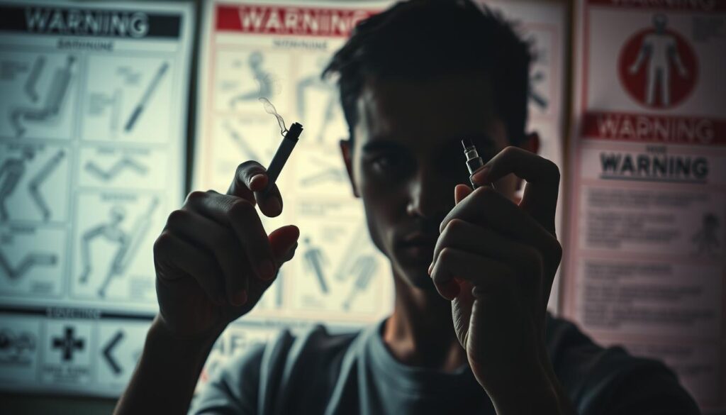 Doppelkonsum E-Zigaretten Zigaretten Gesundheitsrisiken