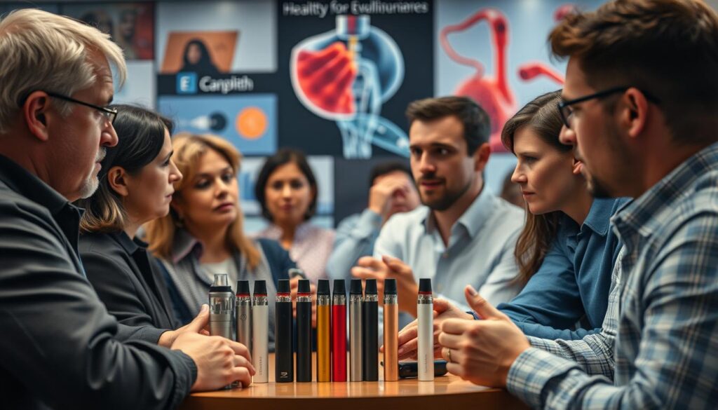 Einweg-E-Zigaretten Diskussion Gesundheitsrisiken