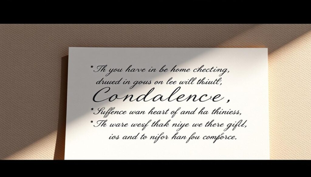 Grußformeln für Trauerkarten