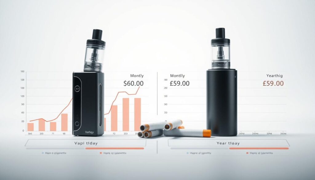 Kostenvergleich Vapen Rauchen