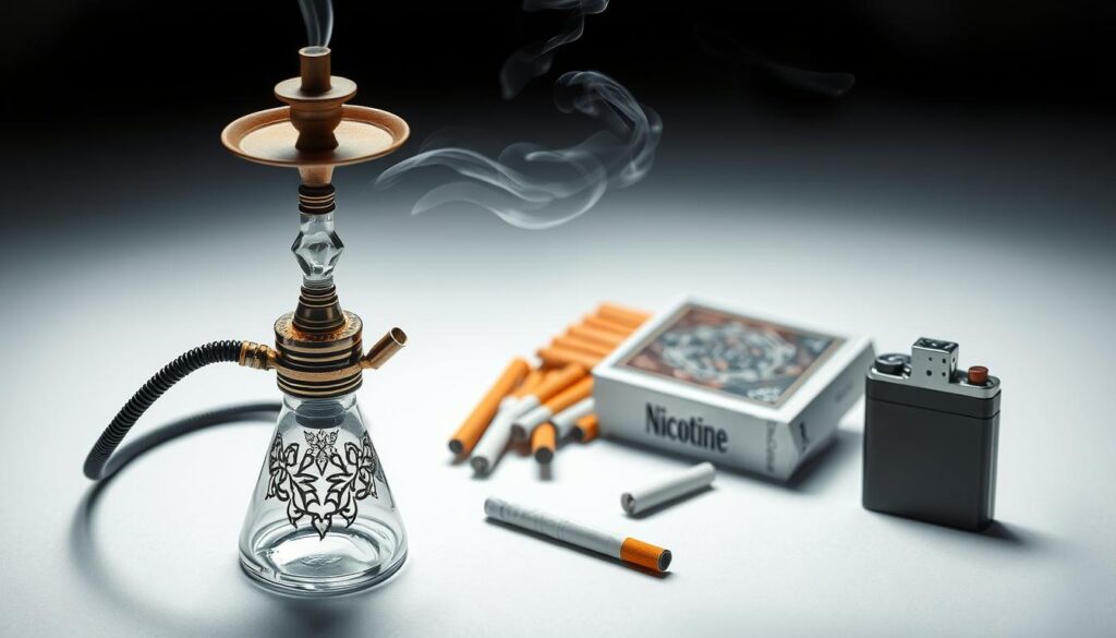 Nikotinaufnahme bei Shisha und Zigaretten Nikotinaufnahme bei Shisha und Zigaretten