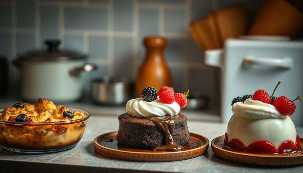Schnelle warme Desserts Zubereitung