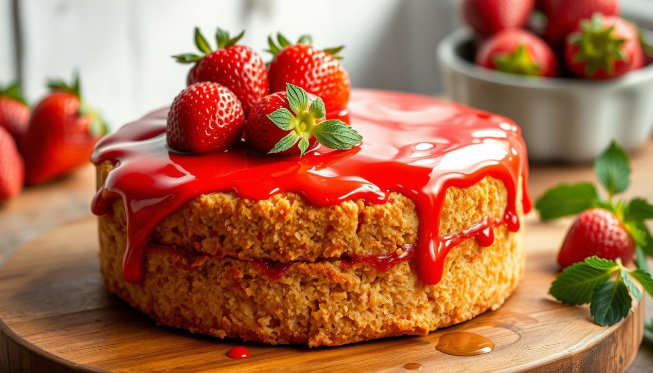 Schneller Erdbeerkuchen