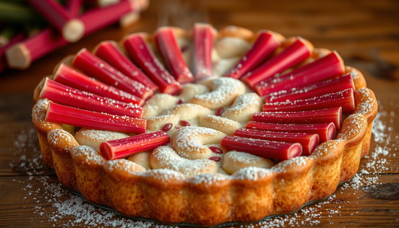 Schneller Rhabarberkuchen