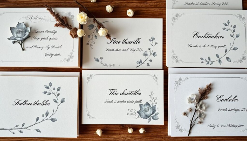 Trauerkarte Beispiele