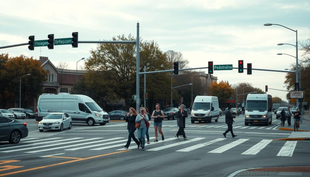 Unfallvermeidung Kreuzung