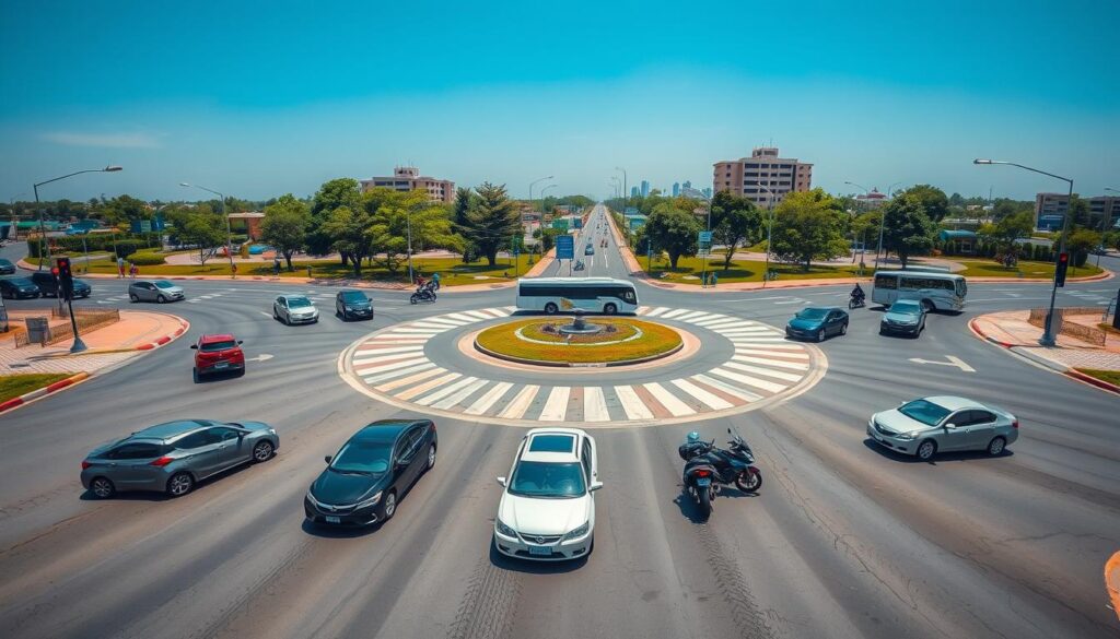 Vorfahrt Kreisverkehr