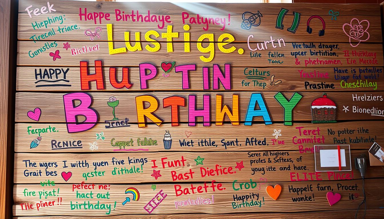 Was kann man Witziges zum Geburtstag wünschen?