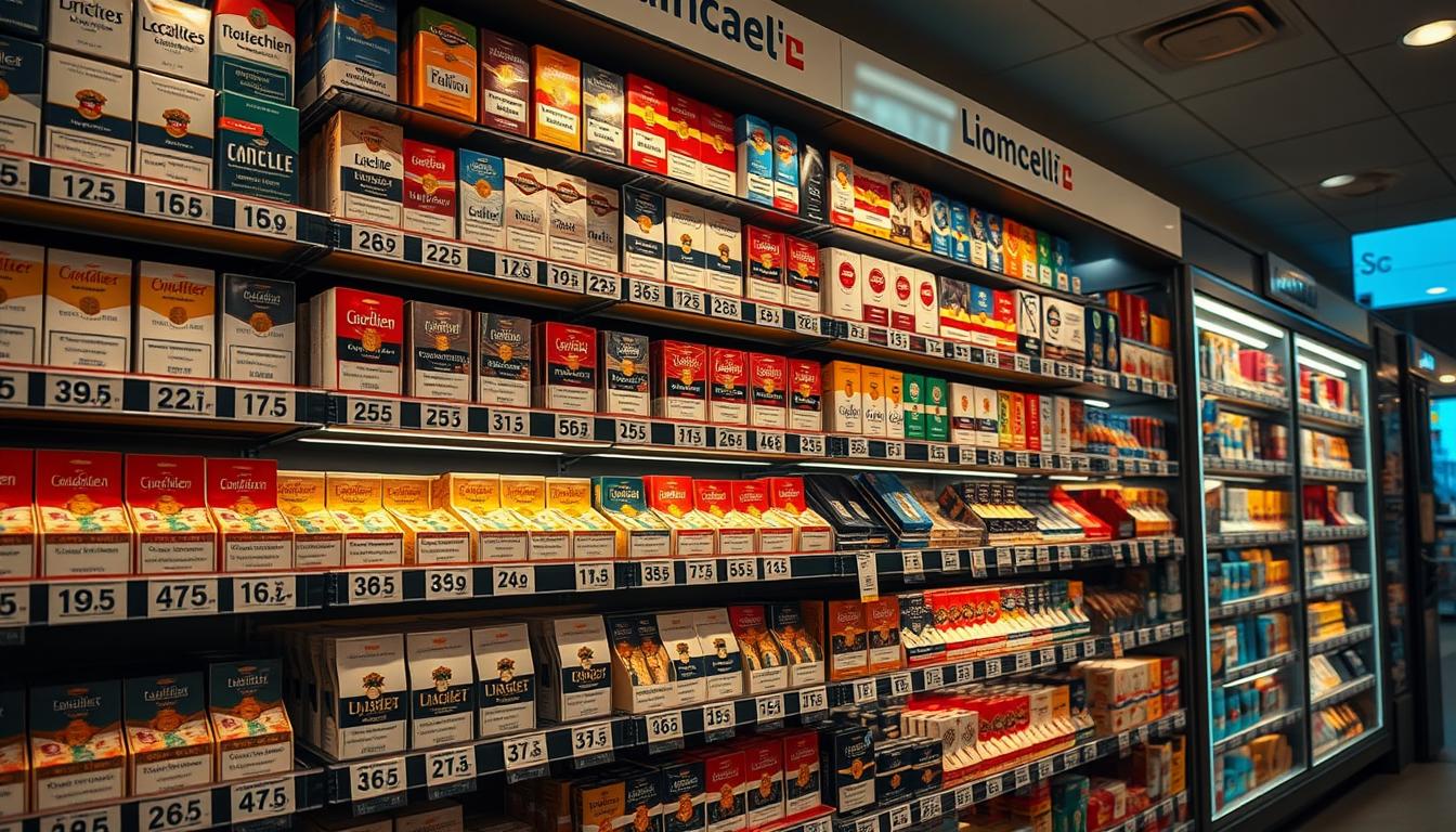 Was kosten Zigaretten in Tschechien Travel Free Shop?