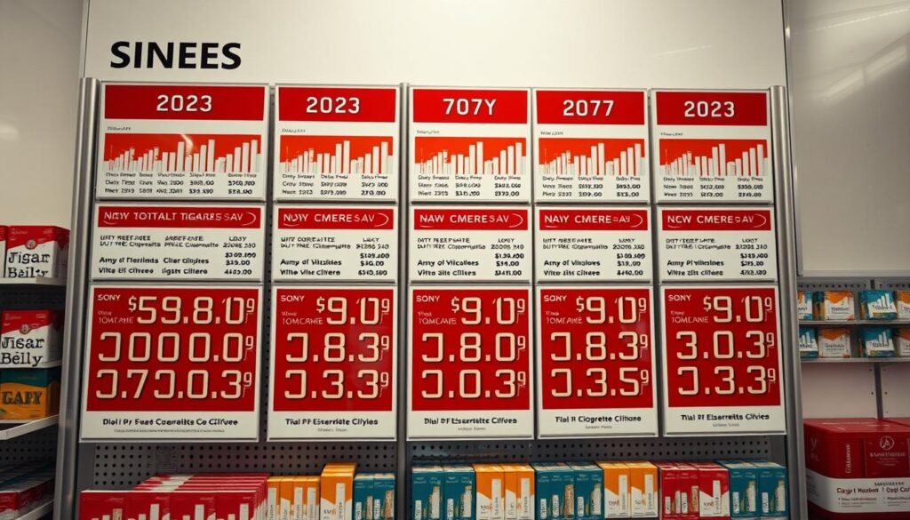 Was kostet 1 Stange Zigaretten Duty Free?