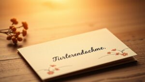 Was schreibe ich in eine Trauerkarte Aufrichtige Anteilnahme?