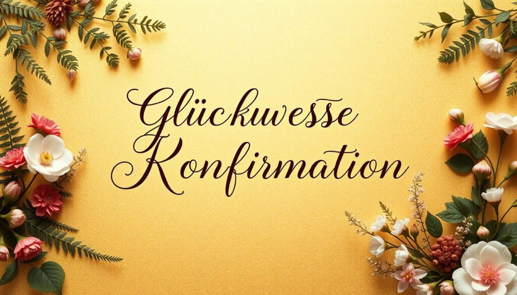 Was soll ich zur Konfirmation wünschen?