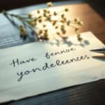 Wie drücke ich mein Beileid schriftlich aus?