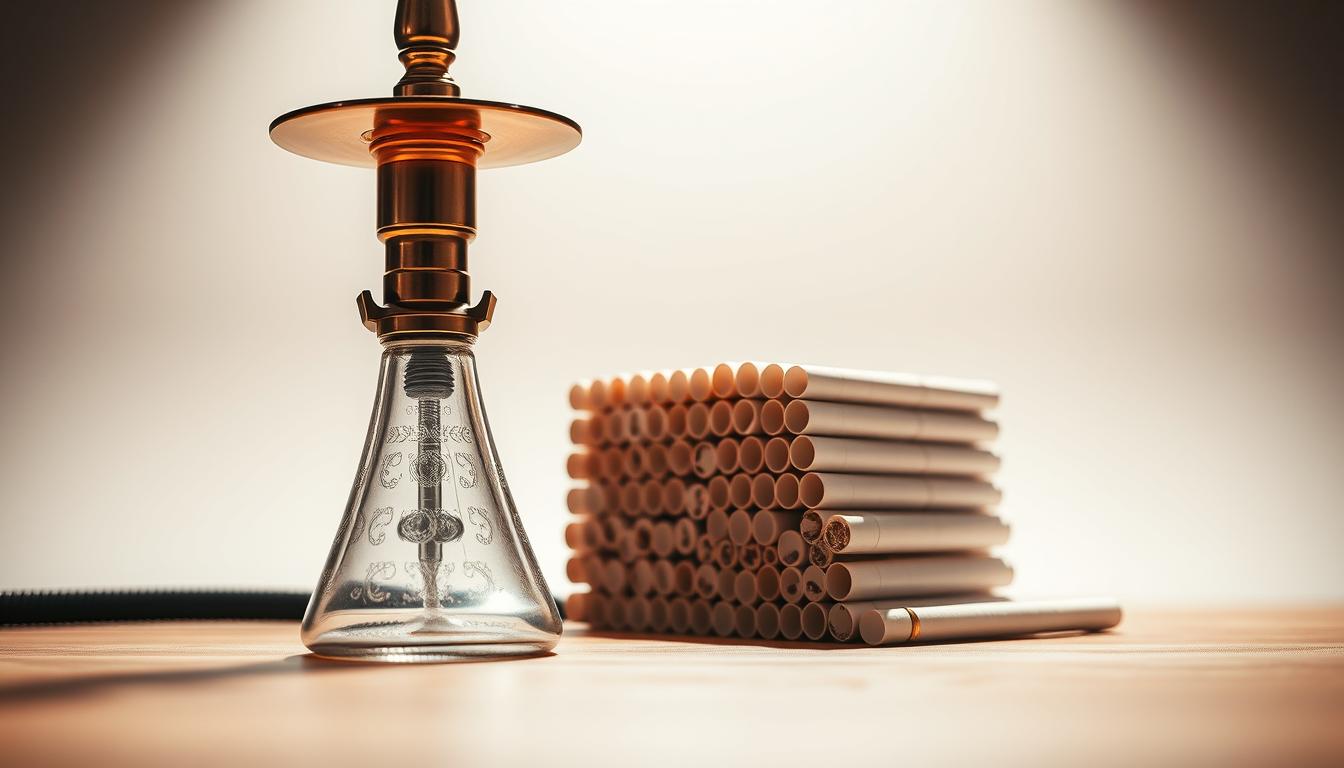 Wie viele Zigaretten sind 1 Stunde Shisha?