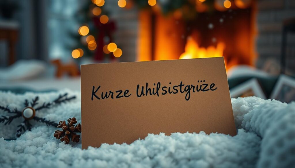kurze Weihnachtsgrüße