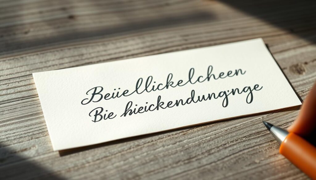 schrftliche Beileidsbekundungen