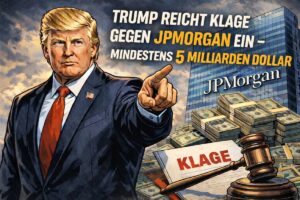 Mega-Klage gegen JPMorgan Trump fordert Milliarden – und macht schwere Vorwürfe