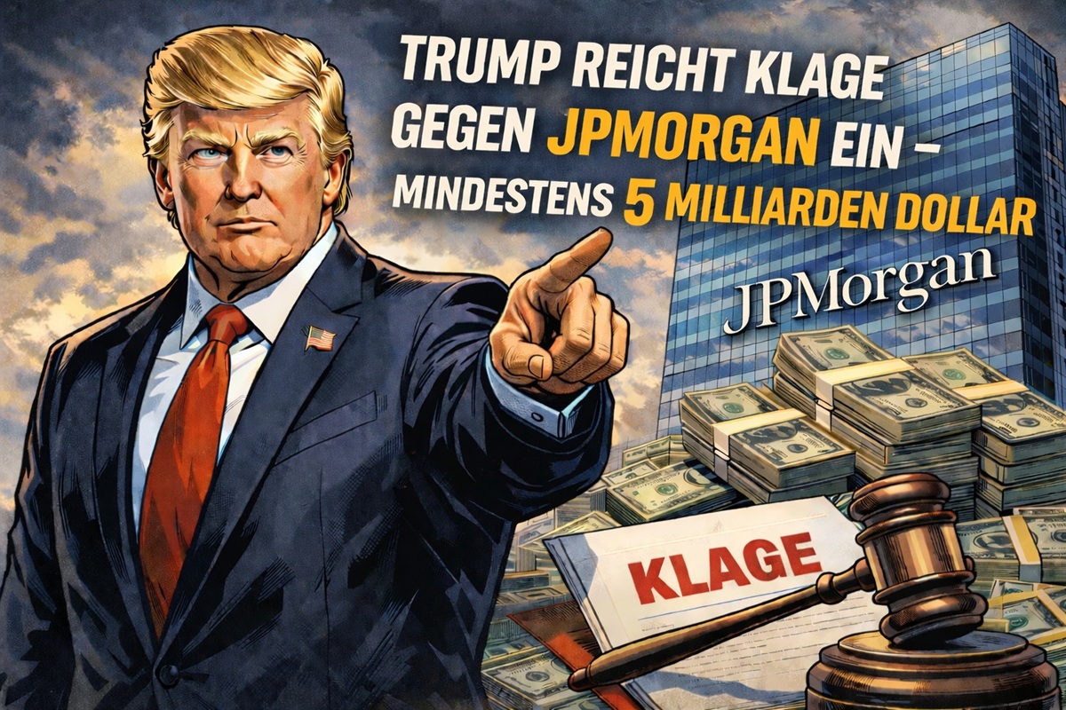 Mega-Klage gegen JPMorgan Trump fordert Milliarden – und macht schwere Vorwürfe
