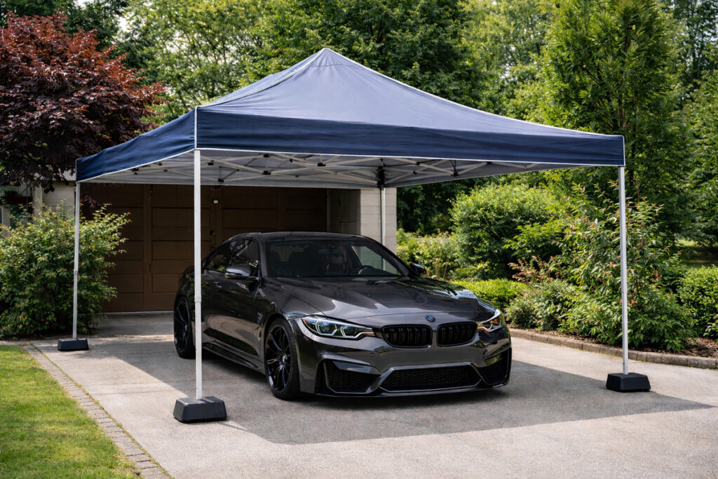 Temporärer Schutz fürs Auto