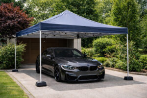 Temporärer Schutz fürs Auto