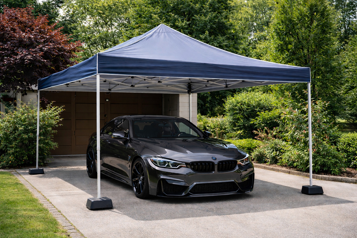 Temporärer Schutz fürs Auto