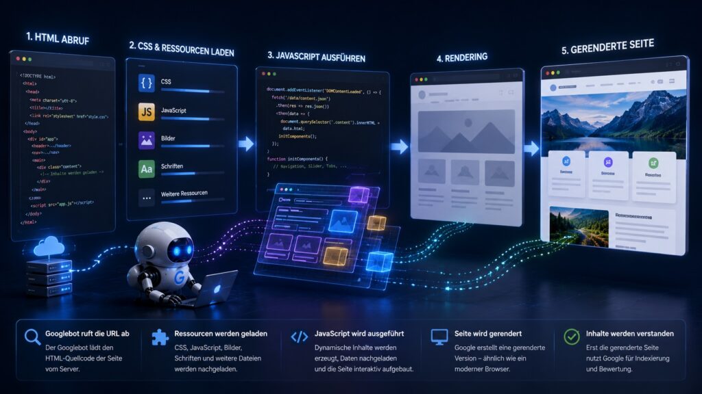 Rendering und JavaScript: Warum Google nicht nur HTML liest Rendering und JavaScript: Warum Google nicht nur HTML liest