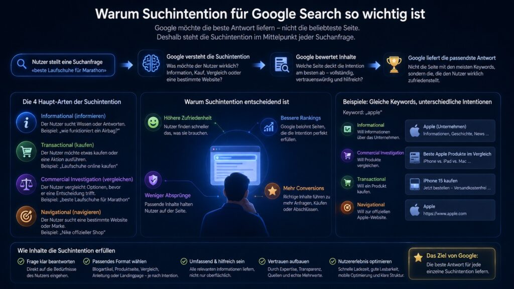 Warum Suchintention für Google Search so wichtig ist Warum Suchintention für Google Search so wichtig ist